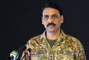 In a press conference on April 29 DG ISPR warned the PTM leadership saying their &lsquo;time is up&rsquo; -- Photo courtesy: ISPR
