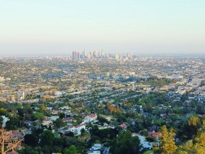 A view of downtown Los Angeles, from Griffith Observatory