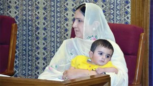 Earlier this year, MPA Mahjabeen Shireen faced criticism for bringing her child to the Balochistan Assembly session.