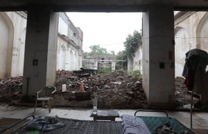 The building at risk of demolition.  Photo by Rahat Dar