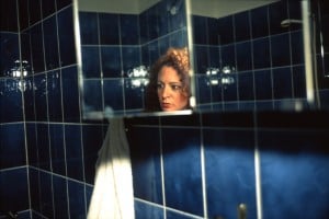 Nan Goldin: Self-Portrait In My Blue Bathroom, Berlin.