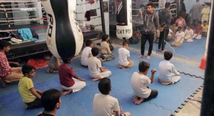 The Academy is a free gym which through its customised programmes uses MMA as a platform to help poor children grow into responsible and useful members of the society.