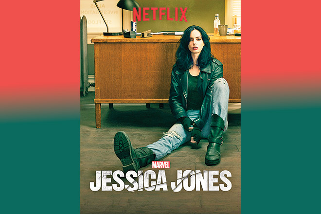 Jessica Jones in and as Jessica Jones.