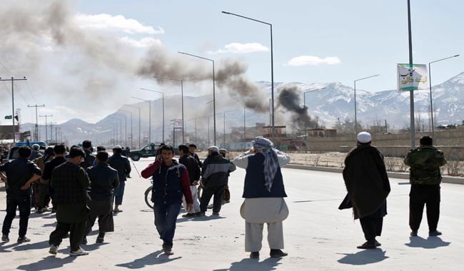 Explosion, gunfire reported in Afghan capital Kabul