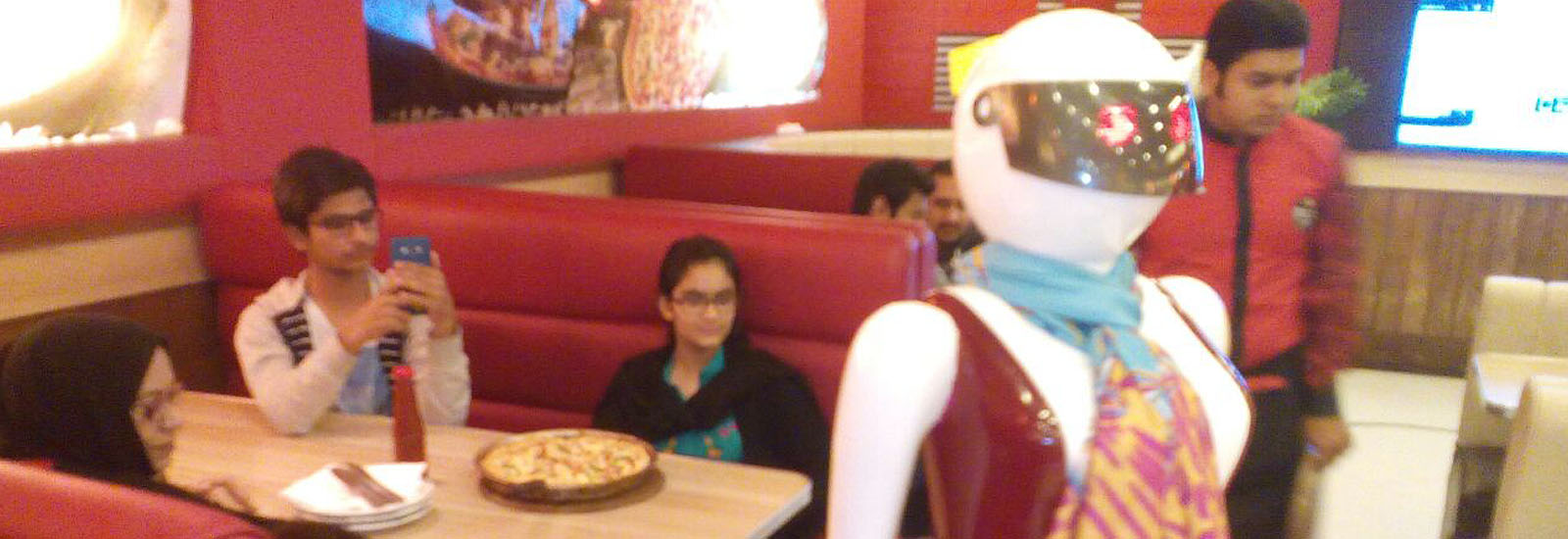 Dreaming big! A fast food restaurant run by robots in Multan