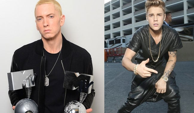 Is Justin Bieber turning into Eminem?
