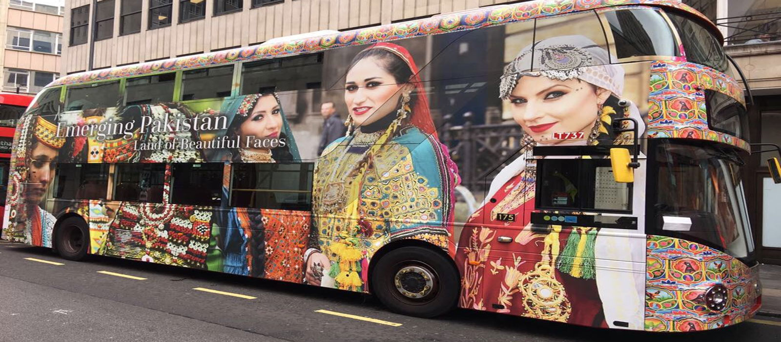 ‘Emerging Pakistan’ branding on London buses