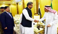 PM Abbasi, Saudi King Salman discuss bilateral ties