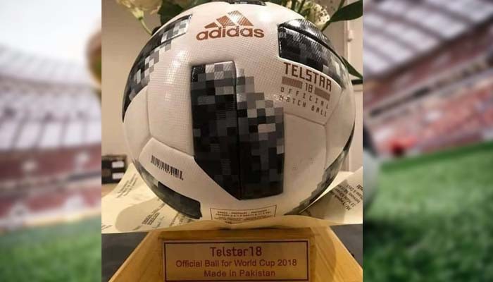 in Pakistan: 'Telstar 18' represent the country in FIFA World Cup 2018