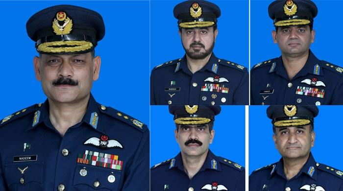 Pakistan promotes five PAF Officers to rank of Air Vice Marshal