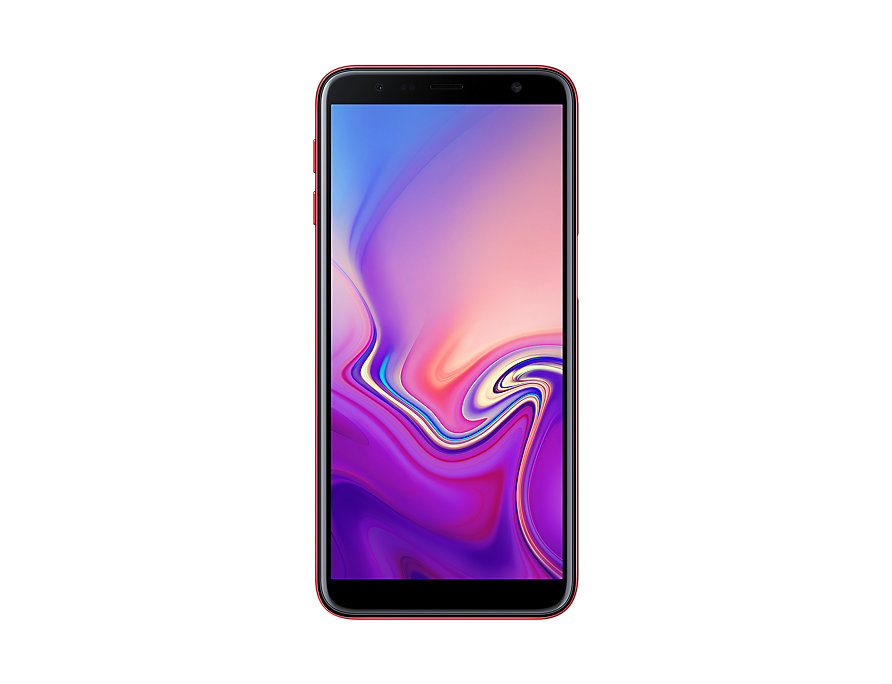 Samsung Galaxy J6 Plus front Red