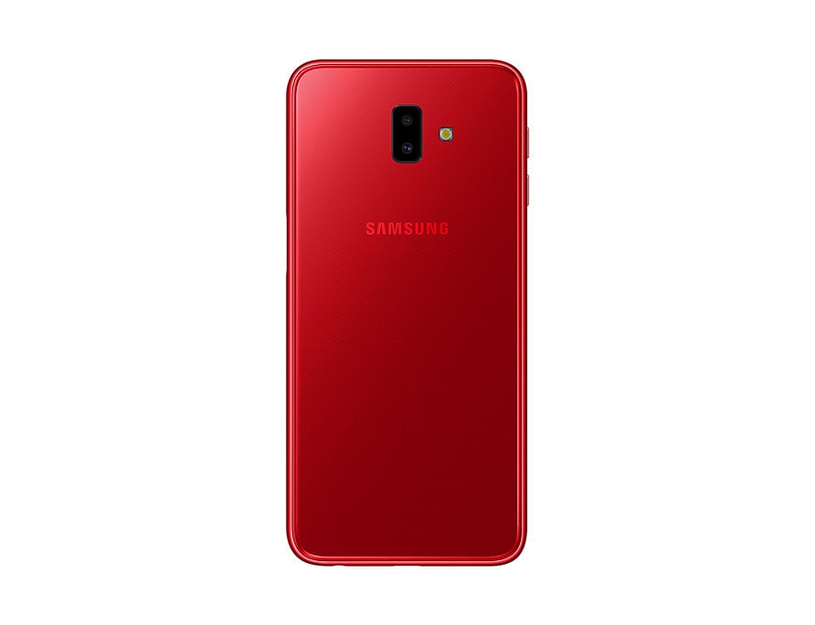 Samsung Galaxy J6 Plus back Red