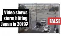 Fact-check: Video shows storm hitting Japan in 2019?