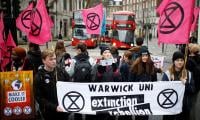 Extinction Rebellion protests hit London Fashion Week