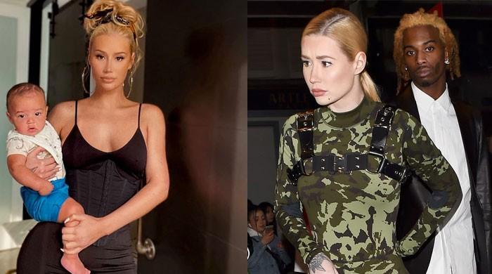 Iggy Azalea,28, holds hands with new 'boyfriend' Playboi Carti, 22, at  Rolling Loud Festival in Los Angeles. (Photos)