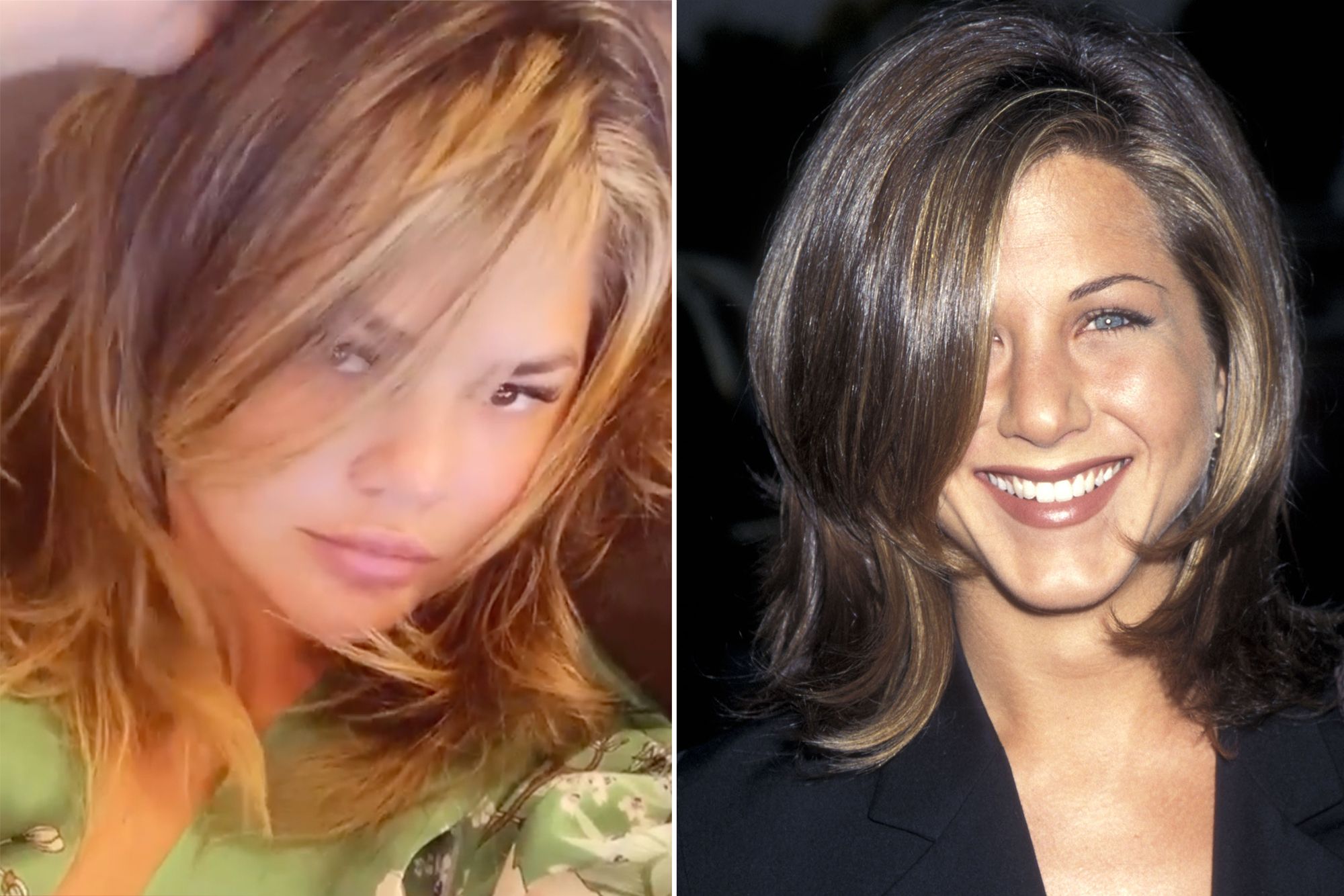Did Chrissy Teigen get Jennifer Aniston's iconic 'Rachel Green' haircut  from 'Friends?'