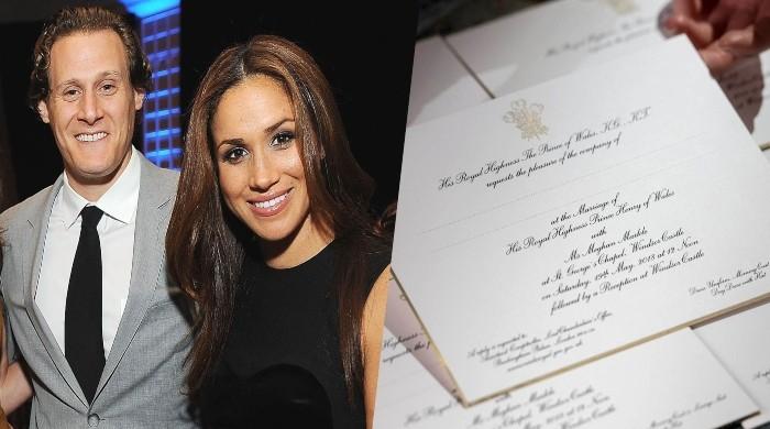 Buckingham Palace made bizarre reference to Meghan Markle's divorce on wedding card