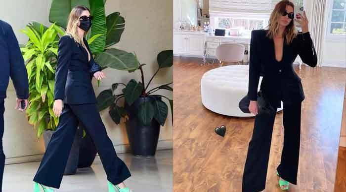Hailey Bieber shows off her grace in chic outfit during her appearance in Beverly Hills - Vimarsana News