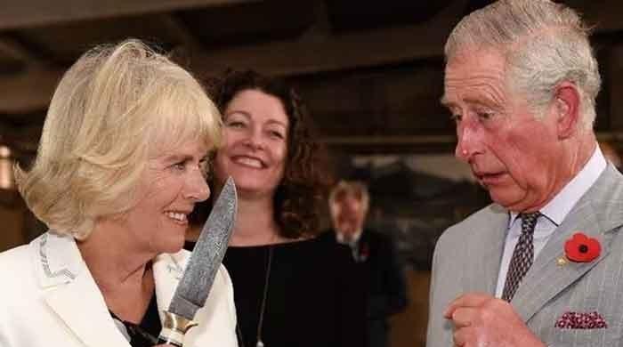 Camilla Parker holds up knife to her husband Prince Charles: Photo breaks the internet - Vimarsana News