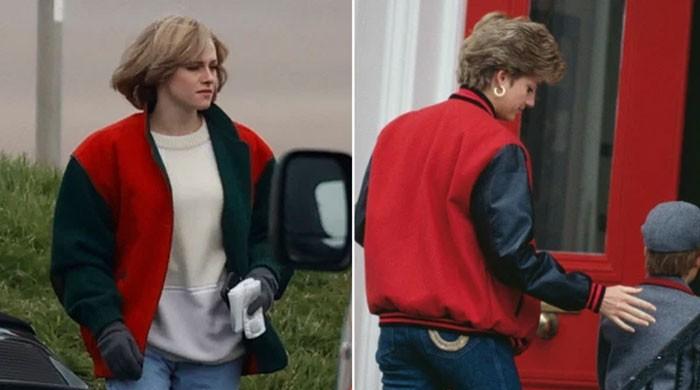 Kristen Stewart rocks Princess Diana's signature casual look in new photos