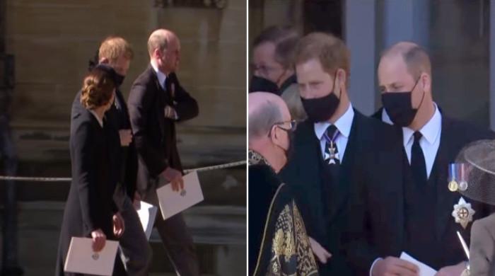 Prince William, Harry Kate walked