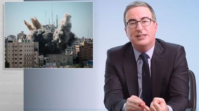 John Oliver is not afraid to call out Israel for bombing children in Gaza