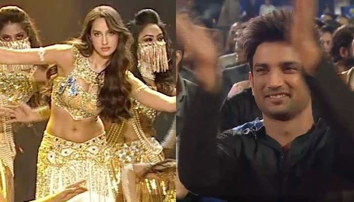 Nora Fatehi dance on Dilbar leaves Sushant Singh grooving: Throwback video