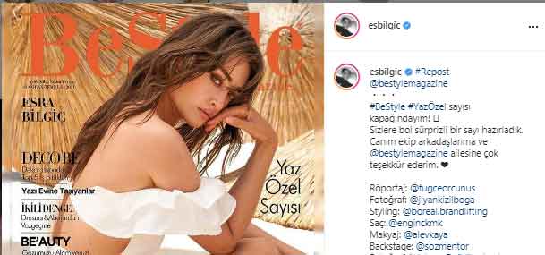 Dirilis:Ertugrul: Halime Hatun actress stuns on the cover Turkish magazine