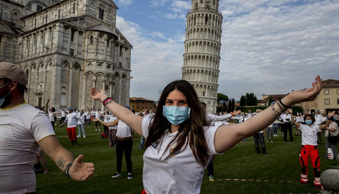 Italy lifts outdoor restriction of wearing facemask from June 28