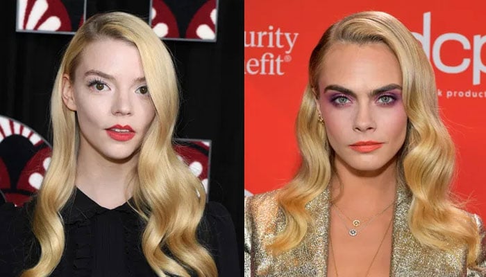 Anya Taylor-Joy fixes Cara Delevingne’s dress in a touching display of friendship
