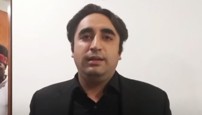 PPP Chairman Bilawal Bhutto-Zardari speaking to media at the Parliament in Islamabad, on June 22, 2021. — YouTube