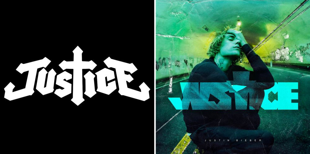 Justin Bieber charged of conscious rip-off of Justice logo