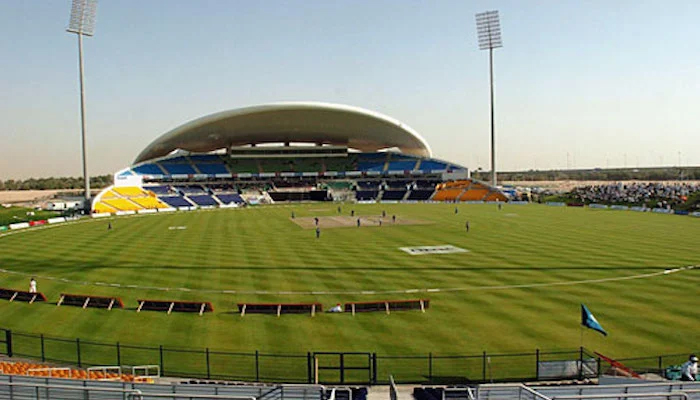 A general view of the Sheikh Zayed Cricket Stadium in Abu Dhabi. — AFP/File