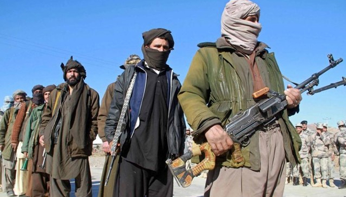 The image shows Afghan Taliban fighters — AFP/File