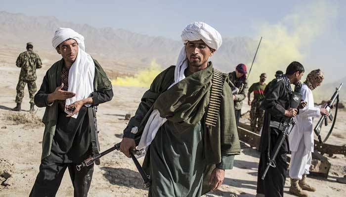 Afghan Taliban fighters. File photo