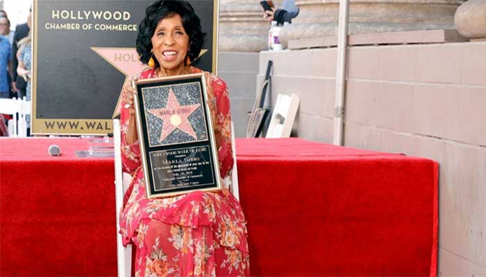 Marla Gibbs receives a star on Hollywood Walk of Fame