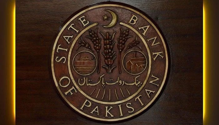 The logo of State Bank of Pakistan.