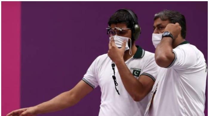 Pakistan's top shooter GM Bashir in strong position to qualify for medal round at Olympics