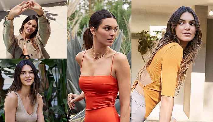 Kendall Jenner shows off her curves in mini outfit
