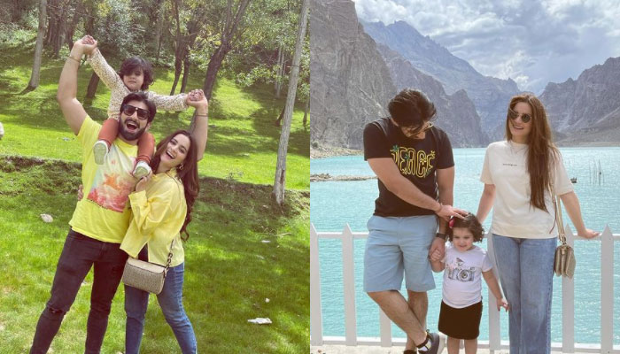 In Pictures: Aiman Khan, Muneeb Butt take time off in Hunza Valley