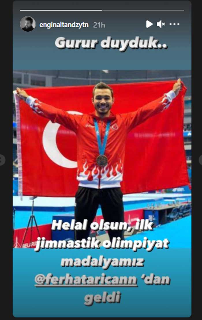 ‘Ertugrul’ star Engin Altan Duzyatan congratulates Turkish athletes