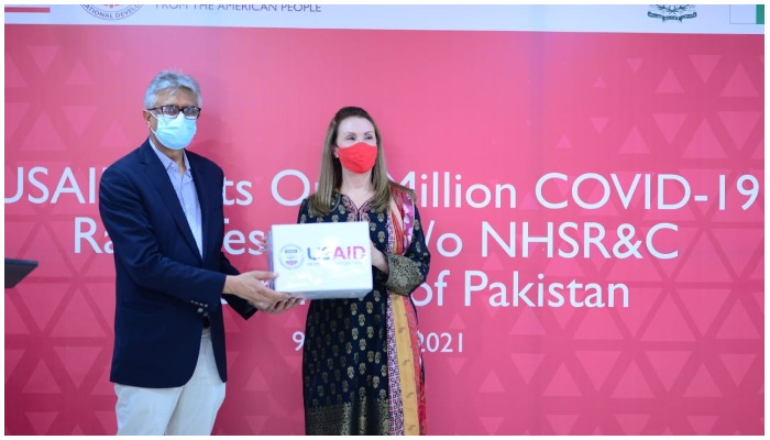 USAID donates 1 million Antigen Rapid Diagnostic Test kits to Pakistan