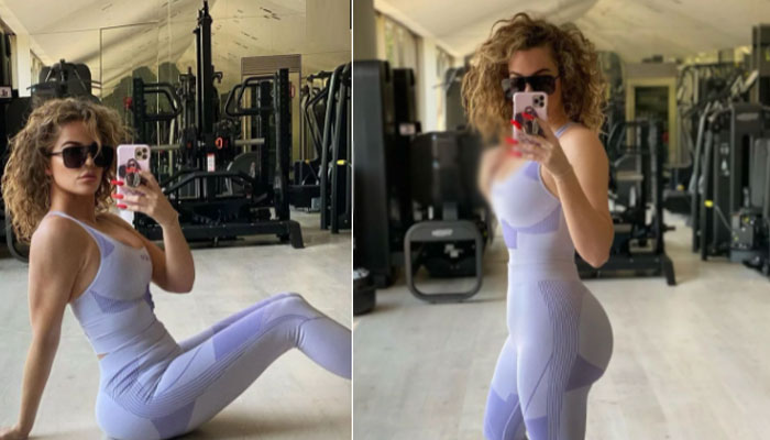 Khloe Kardashian shows off her natural hair texture and stunning curves to tease ex Tristan