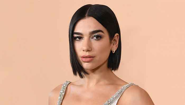 Dua Lipa reacts as Cold Heart debuts at number 4