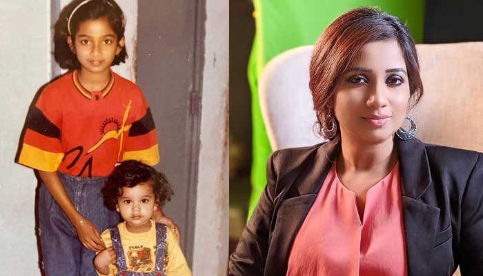 Shreya Ghoshal looks unrecognizable in her childhood photos with brother