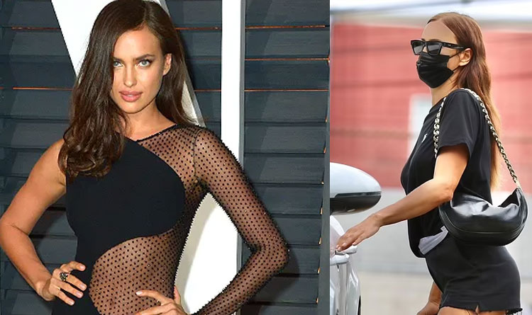 Kanye Wests rumoured girlfriend Irina Shayk shows off her fit physique in stunning black outfit
