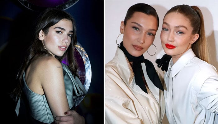 Gigi and Bella Hadid “love to hang out” with Dua Lipa, revealed a source