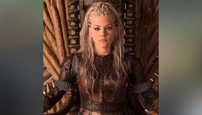 Vikings: Lagertha actress meets President of Ukraine