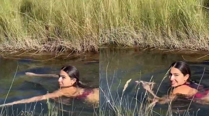 Sara Ali Khan swimming video goes viral