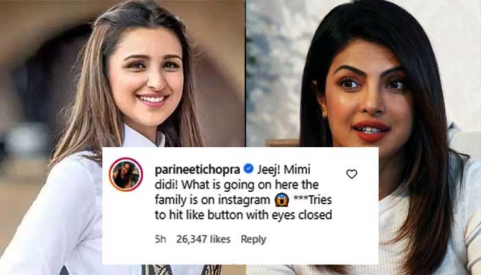 Priyanka Chopra gets a gentle reminder from Parineeti over quirky post